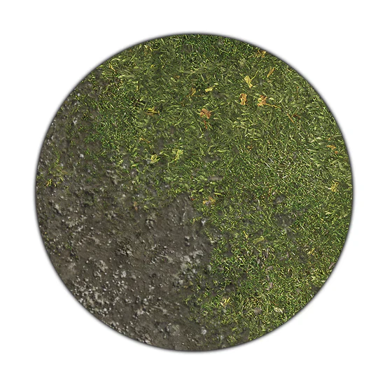 Monster Game Mat: Broken Grassland / Desert Scrubland 6ft x 4ft - Ungridded - Image 5