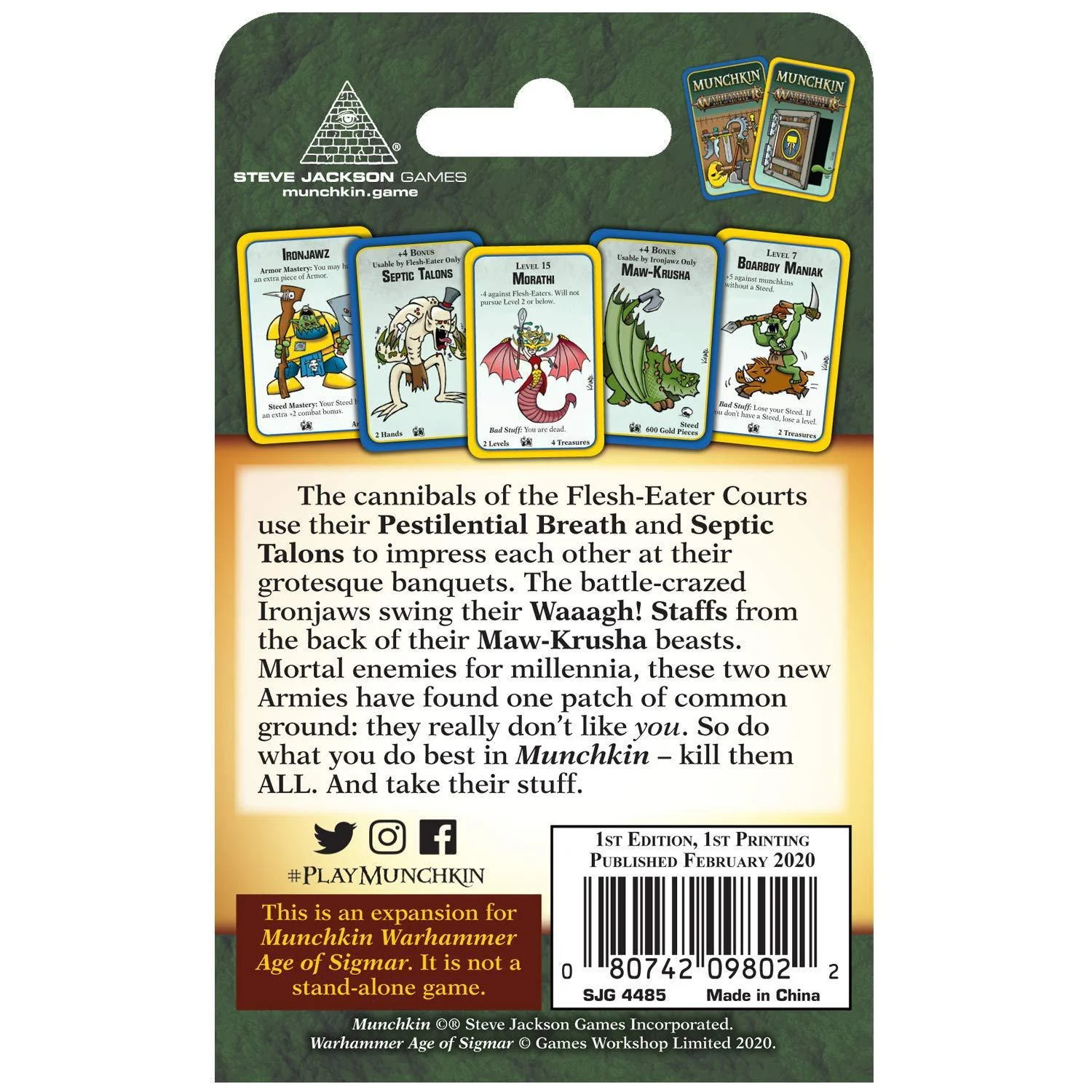 Munchkin: Warhammer Age of Sigmar - Death and Destruction Expansion - Image 2