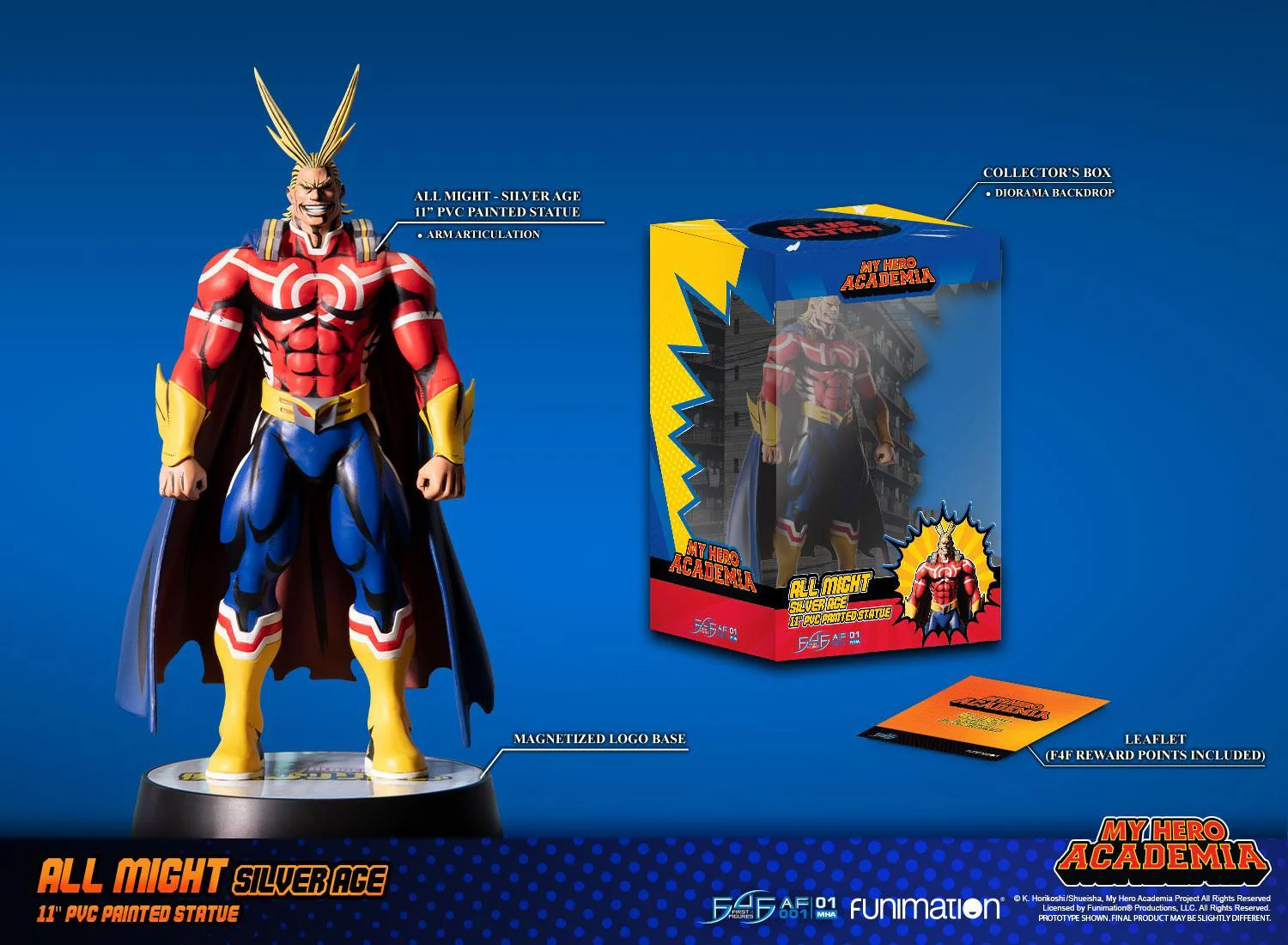 My Hero Academia: First 4 Figures All Might Silver Age (Standard Edition)