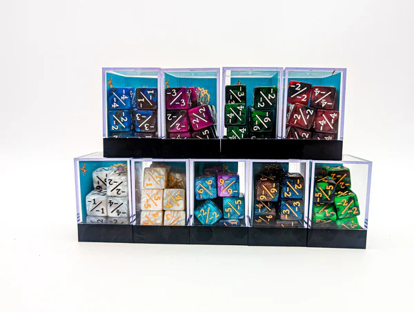 Mystery Dice Goblin: Counter Dice -/- Shimmer Blue Purple - Image 2