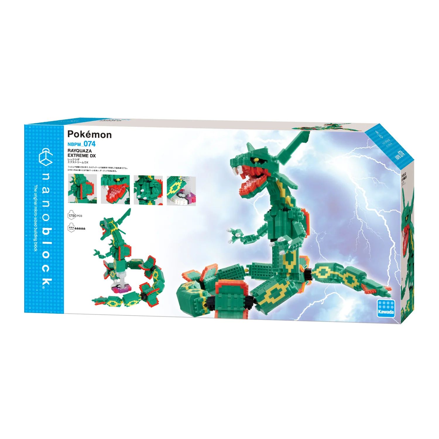 Nanoblock: Pokemon Series - Rayquaza Extreme Deluxe Edition - Image 2