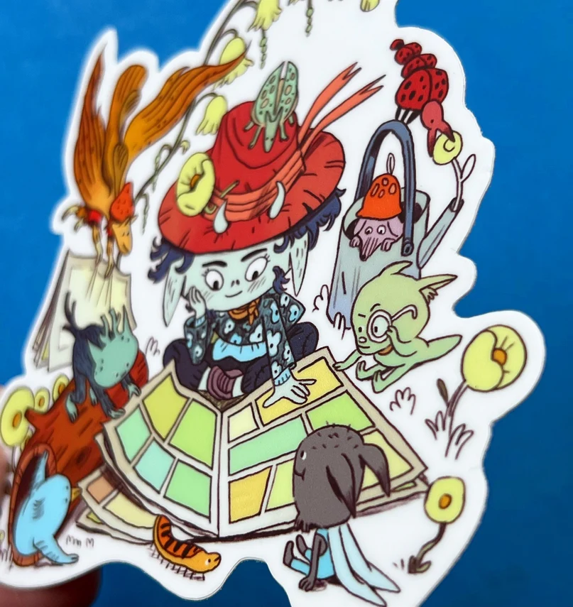 Natalie Andrewson: Sticker - "Comic Readers" - Image 3
