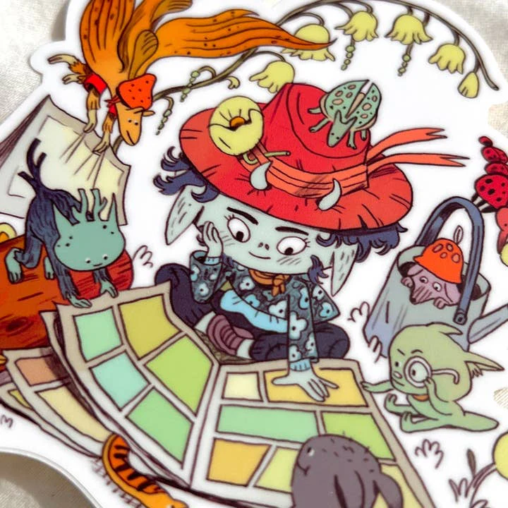 Natalie Andrewson: Sticker - "Comic Readers" - Image 4
