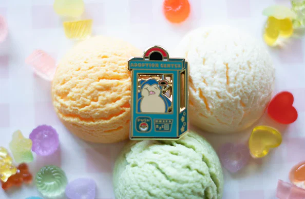 Nayntendo: Pokemon Snorlax Enamel Pin Anime
