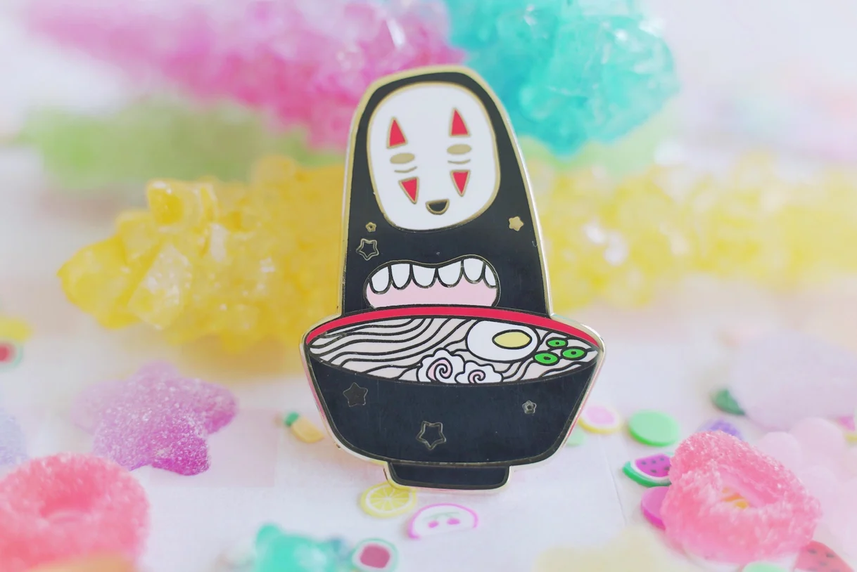 Naytendo: Anime Ghibli Spirited Away No Face Enamel Pin