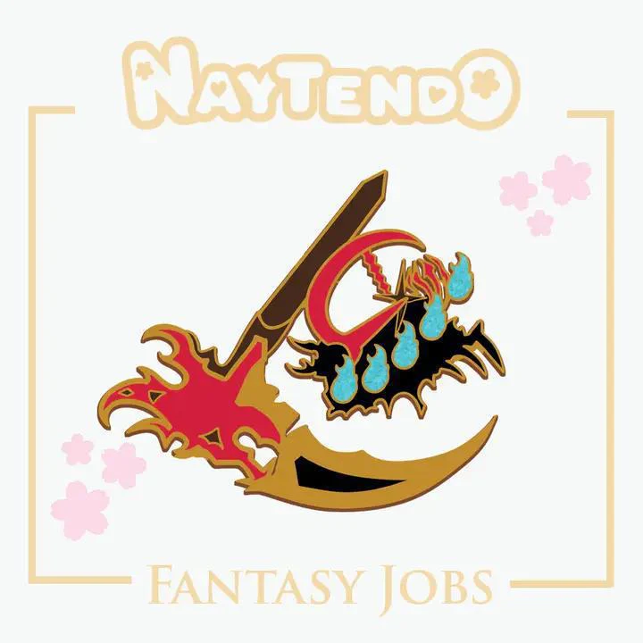 Naytendo: Final Fantasy XIV Class/Job Pin - Reaper - Image 3