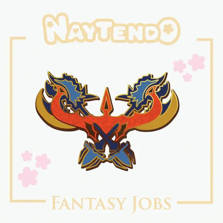 Naytendo: Final Fantasy XIV Class/Job Pin - Warrior - Image 3