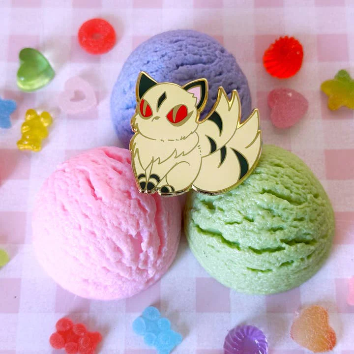 Naytendo: Inuyasha 'Kirara Cat' Kawaii Enamel Pin