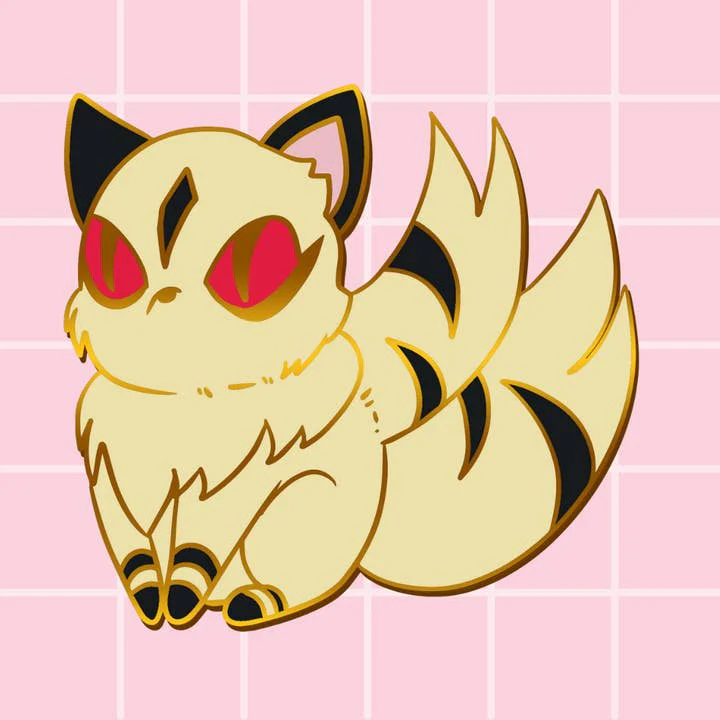 Naytendo: Inuyasha 'Kirara Cat' Kawaii Enamel Pin - Image 2