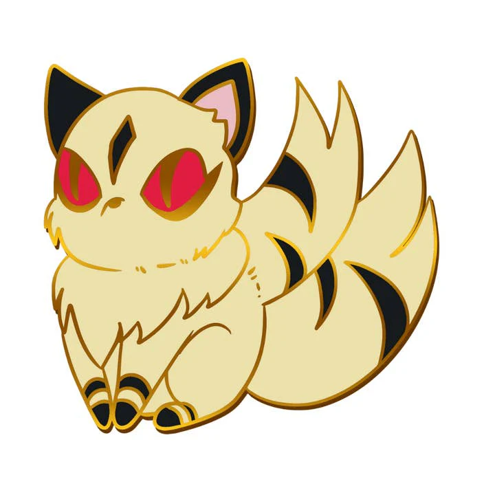 Naytendo: Inuyasha 'Kirara Cat' Kawaii Enamel Pin - Image 3