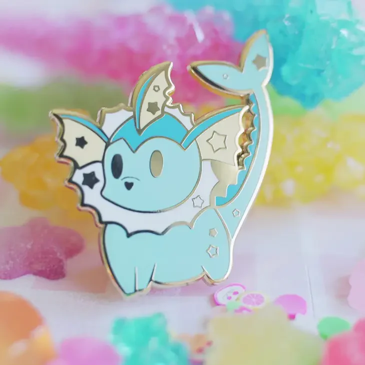 Naytendo: Pokemon Vaporeon Enamel Pin Anime