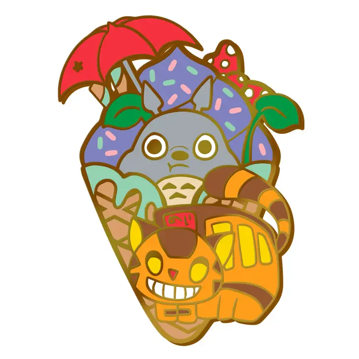 Naytendo: Studio Ghibli Totoro Ice Cream Enamel Pin