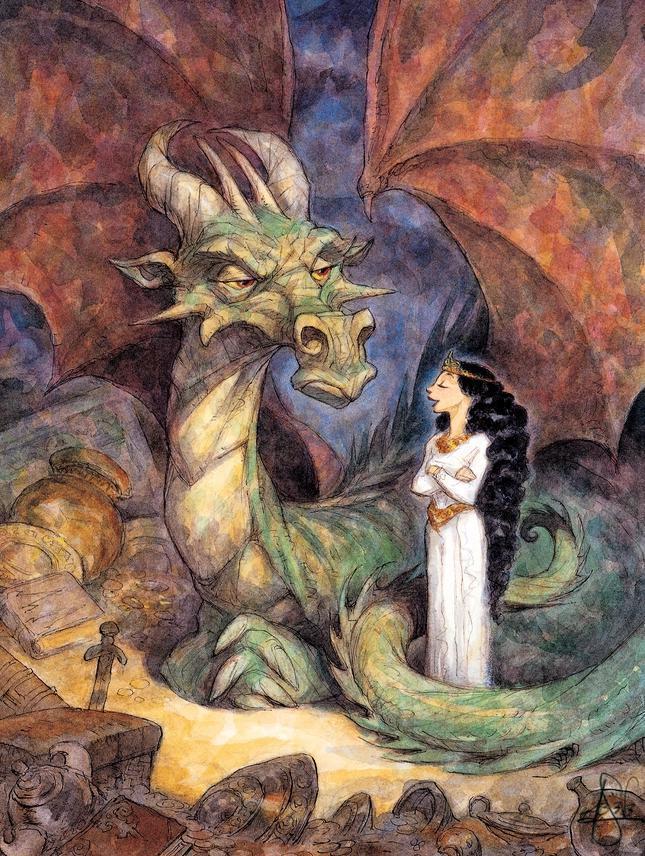 New York Puzzle Company: Chat with A Dragon - 500 Piece Puzzle - Image 3