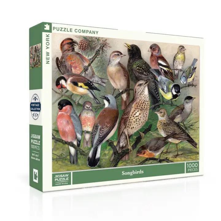 New York Puzzle Company: Songbirds  - 1000 Piece Puzzle