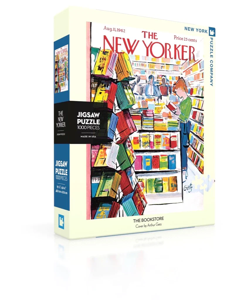 New York Puzzle Company: The Bookstore - 1000 Piece Puzzle