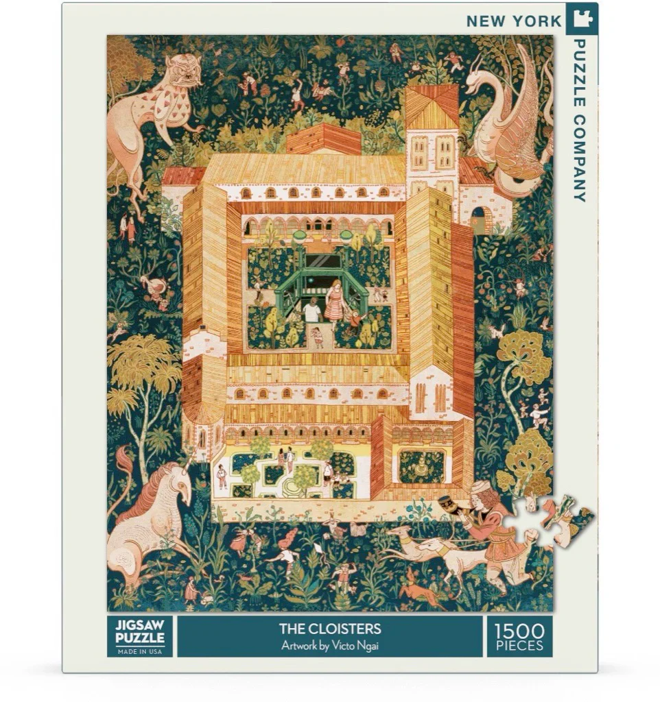 New York Puzzle Company: The Cloisters - 1500 Piece Puzzle