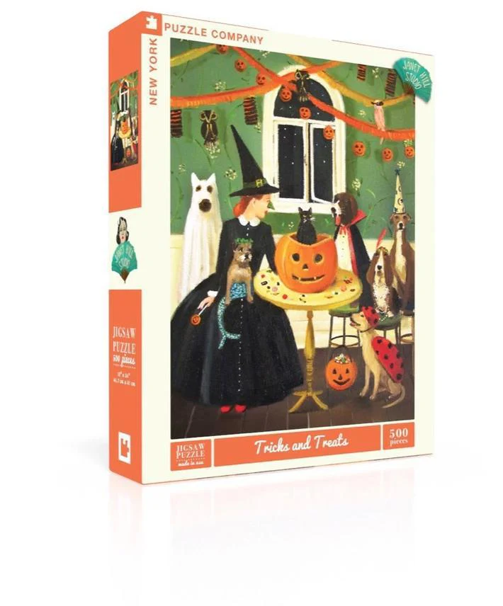 New York Puzzle Company: Tricks & Treats - 500 Piece Puzzle