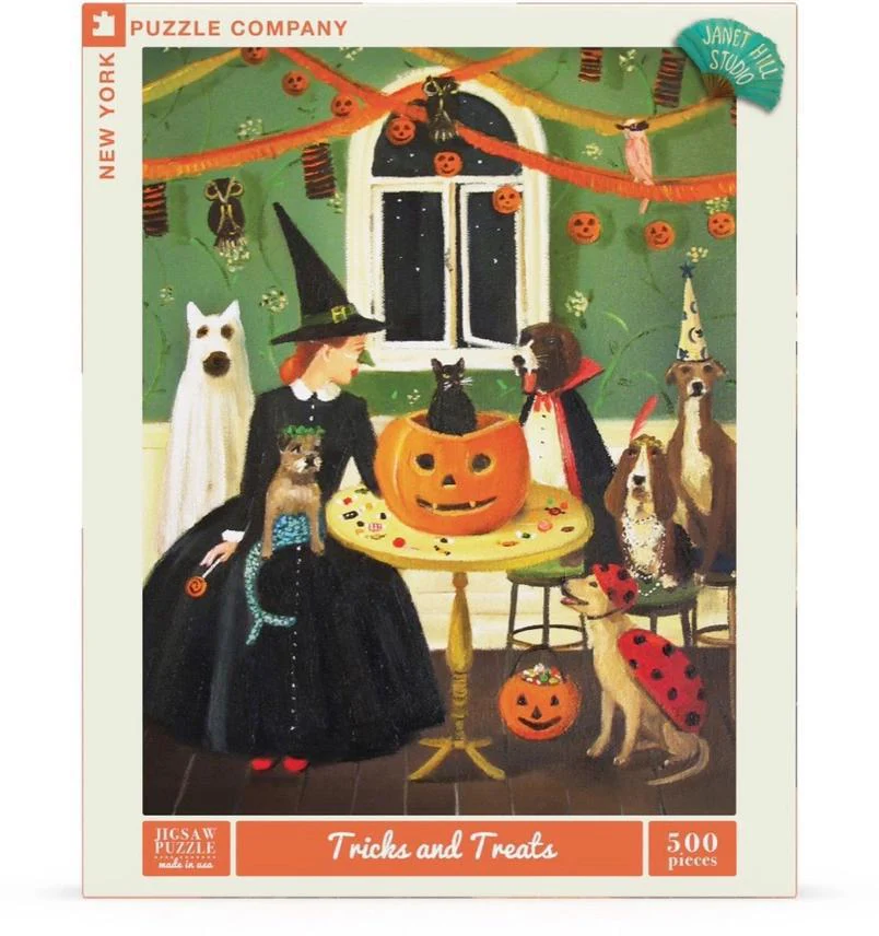 New York Puzzle Company: Tricks & Treats - 500 Piece Puzzle - Image 2