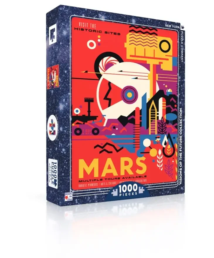 New York Puzzle Company: Visit Mars - 500 Piece Puzzle