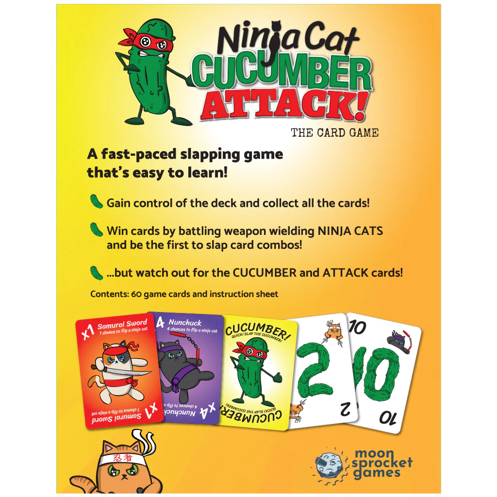 Ninja Cat Cucumber Attack! - Image 2