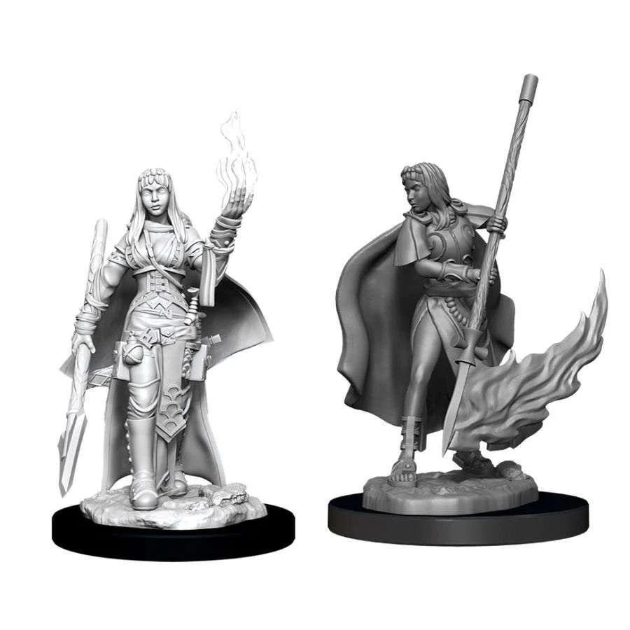 Pathfinder Battles Deep Cuts Miniatures: Human Oracle Female - Unpainted