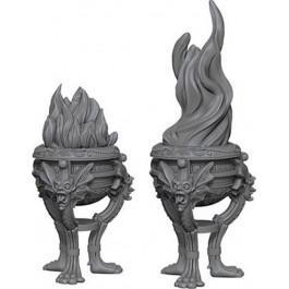 Pathfinder Battles Deep Cuts Miniatures: Braziers - Unpainted