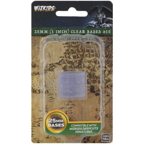 Pathfinder Battles Deep Cuts Miniatures: Clear 25mm bases (10)