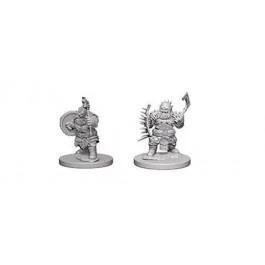 Pathfinder Battles Deep Cuts Miniatures: Dwarf Barbarian Male - Unpainted