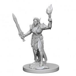 Pathfinder Battles Deep Cuts Miniatures: Elf Fighter Female - Unpainted - Image 2