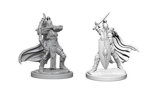 Pathfinder Battles Deep Cuts Miniatures: Female Knights & Gray Maidens - Unpainted