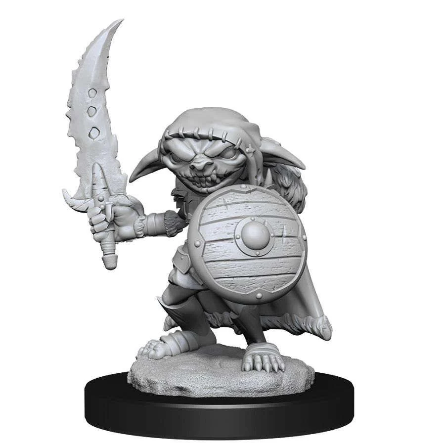 Pathfinder Battles Deep Cuts Miniatures: Goblin Fighter Male - Unpainted