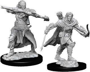Pathfinder Battles Deep Cuts Miniatures: Half-Elf Ranger Male - Unpainted