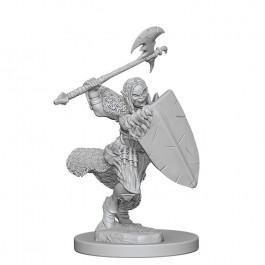Pathfinder Battles Deep Cuts Miniatures: Half-Orc Barbarian Female - Unpainted