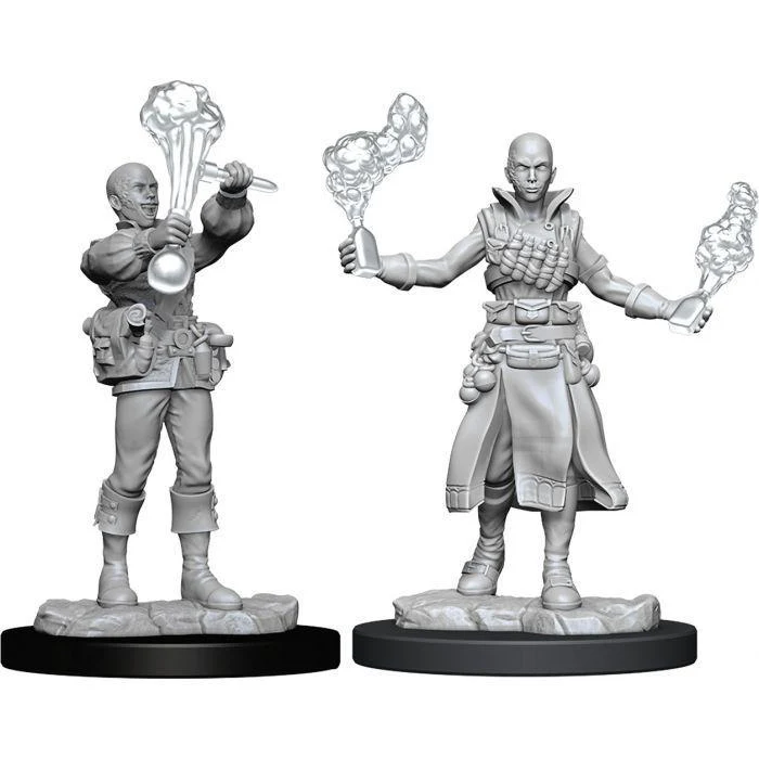 Pathfinder Battles Deep Cuts Miniatures: Human Alchemist Female - Unpainted