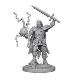 Pathfinder Battles Deep Cuts Miniatures: Human Cleric Male - Unpainted