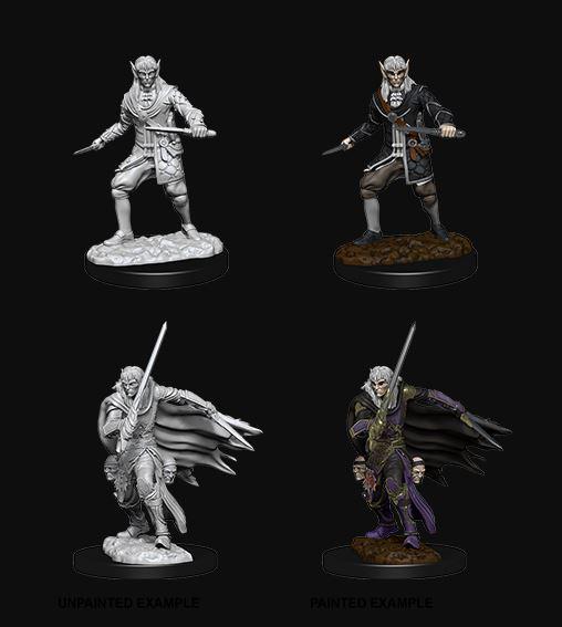 Pathfinder Battles Deep Cuts Miniatures: Elf Rogue Male - Unpainted