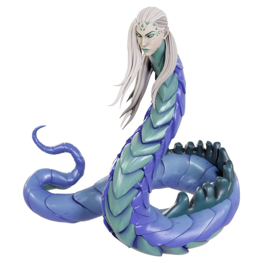 Pathfinder Deep Cuts Unpainted Miniature: Lunar Naga - Image 2