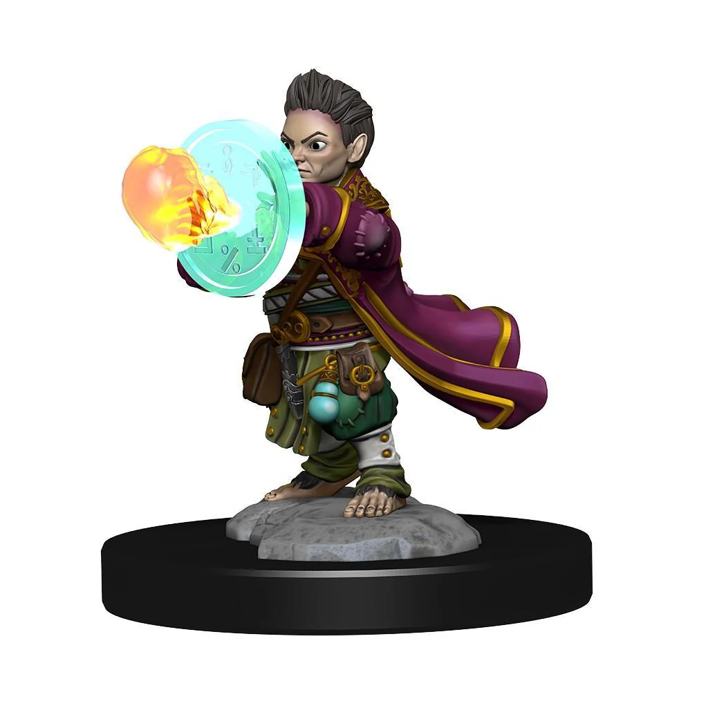 Pathfinder Battles Deep Cuts Miniatures: Halfling Wizard Male - Unpainted - Image 2