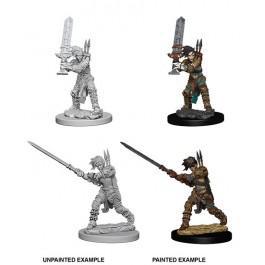 Pathfinder Battles Deep Cuts Miniatures: Human Barbarian Female - Unpainted