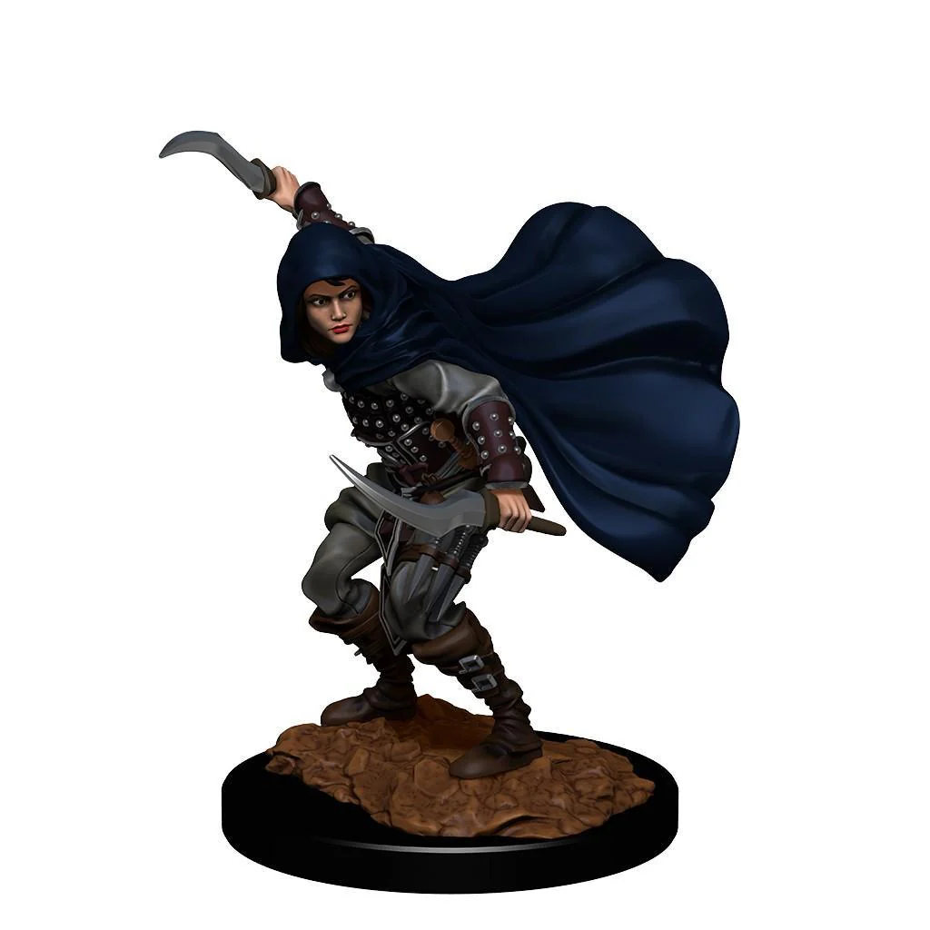 Pathfinder Battles Deep Cuts Miniatures: Human Rogue Female 2 - Unpainted - Image 2