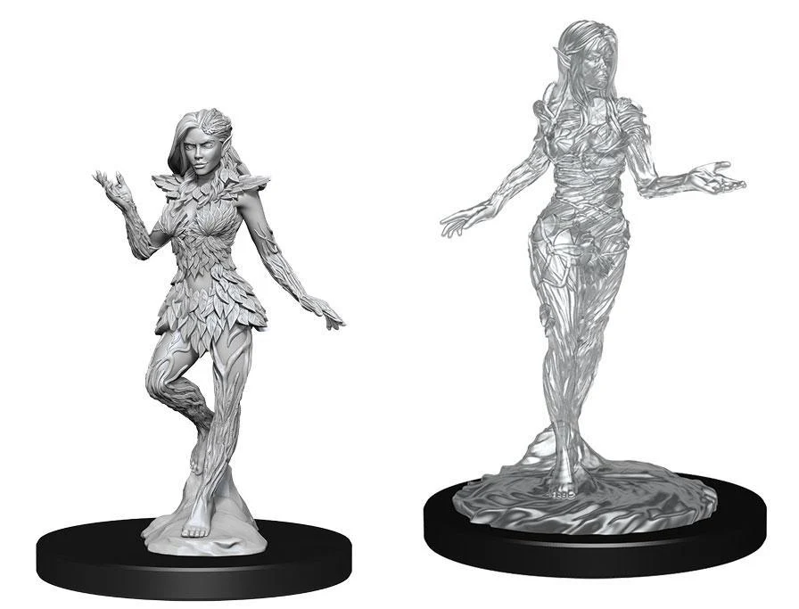 Pathfinder Battles Deep Cuts Miniatures: Nymph & Dryad - Unpainted