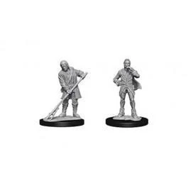 Pathfinder Battles Deep Cuts Miniatures: Townspeople - Unpainted