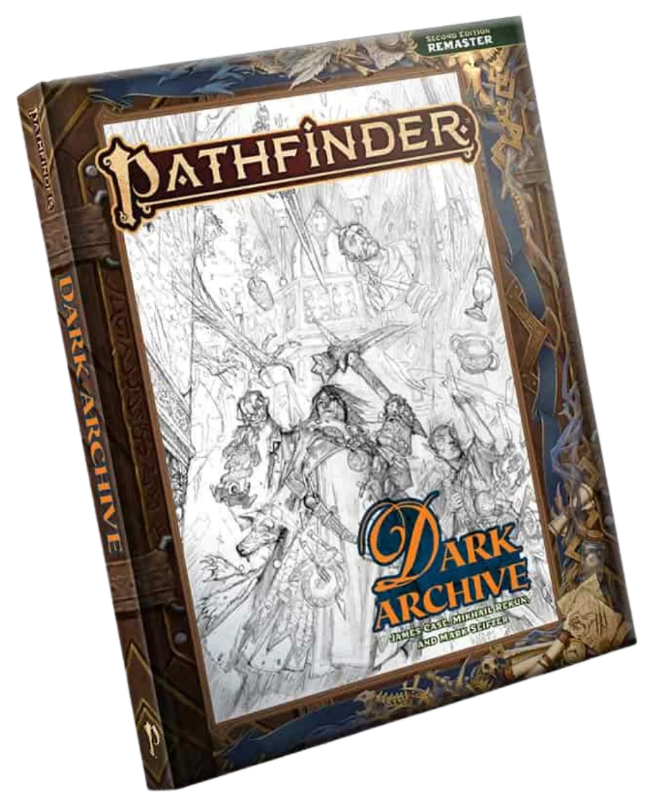 Pathfinder Second Edition RPG: Dark Archive Remastered (Sketch Cover)
