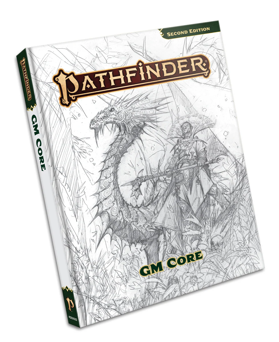 Pathfinder Second Edition RPG: Gamemaster Core Rulebook - Sketch Cover