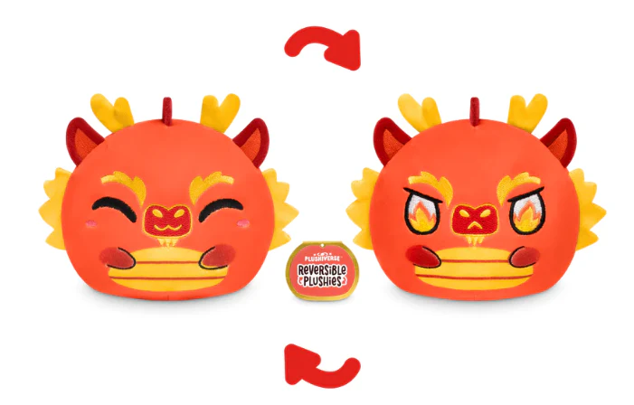 Plushiverse: Reversible Plushie 4in - Lunar New Year Dragon