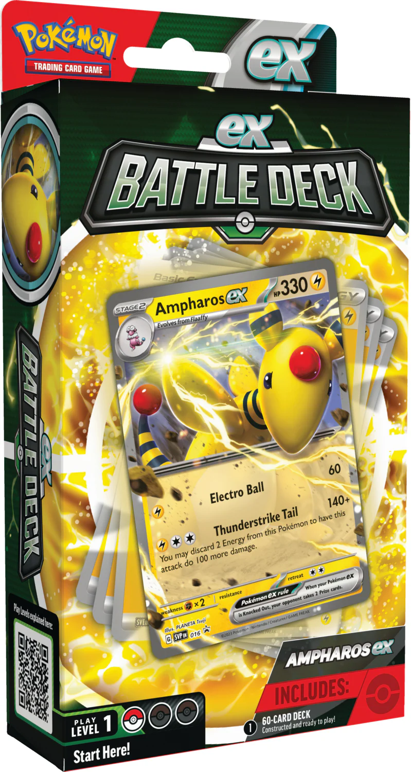 Pokemon TCG: Ampharos Ex and Lucario Ex Battle Decks - Image 2