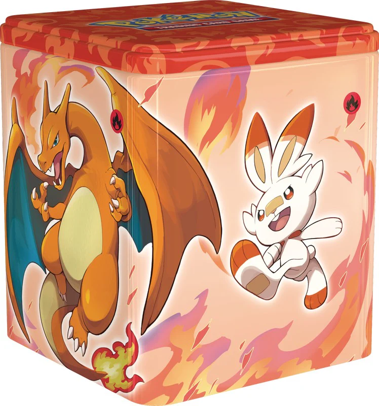 Pokemon TCG: Fighting, Fire, and Darkness Stacking Tin - Image 2