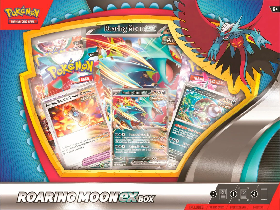 Pokemon TCG: Roaring Moon EX and Iron Valiant EX Box - Image 2