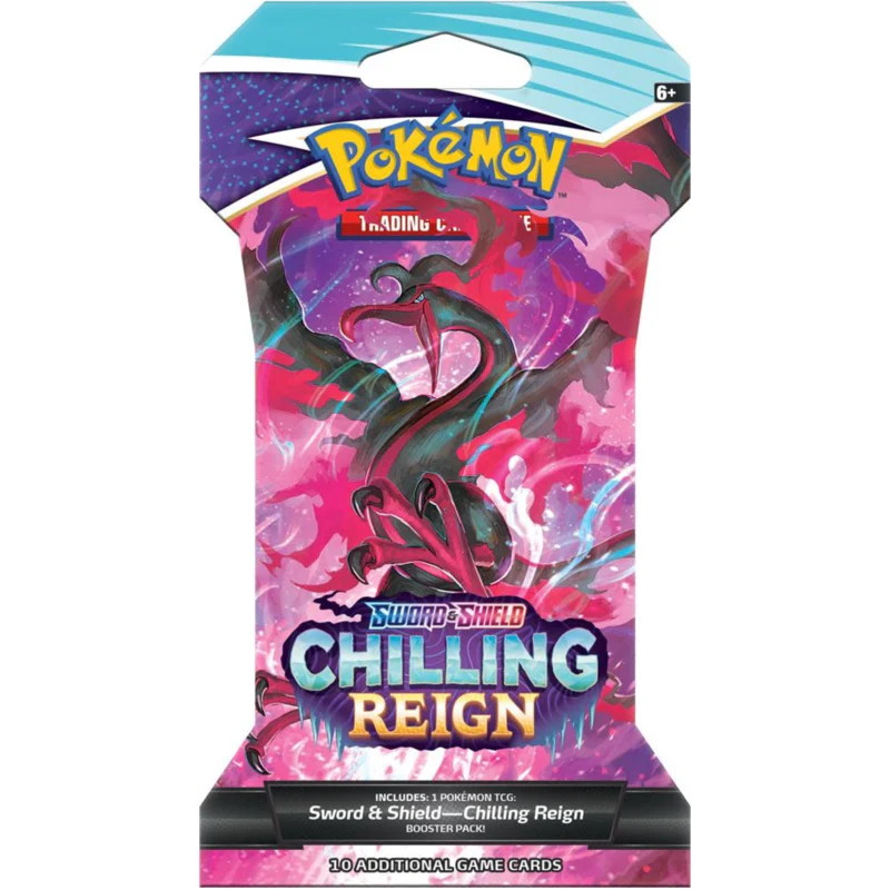 Pokemon TCG: Sword & Shield - Chilling Reign - Sleeved Booster Pack - Image 2