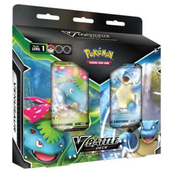 Pokemon TCG: V Battle Deck - Venusaur V VS Blastoise V Double Deck Bundle